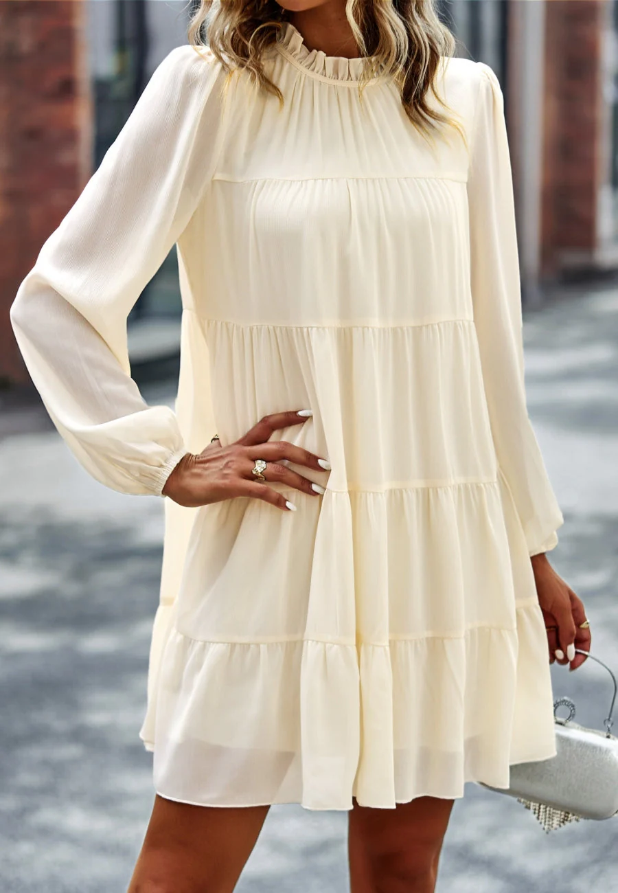 Tie Ribbon Back Shift Dress - Image 22