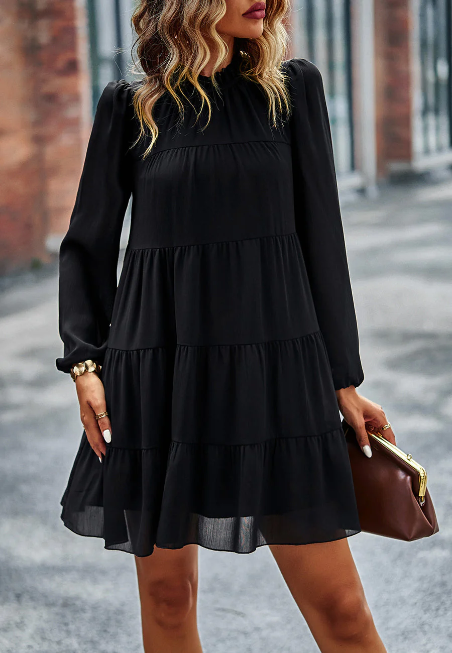 Tie Ribbon Back Shift Dress - Image 4