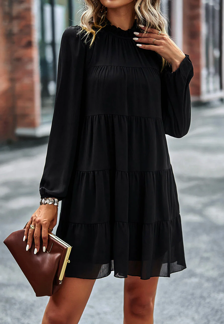 Tie Ribbon Back Shift Dress - Image 5