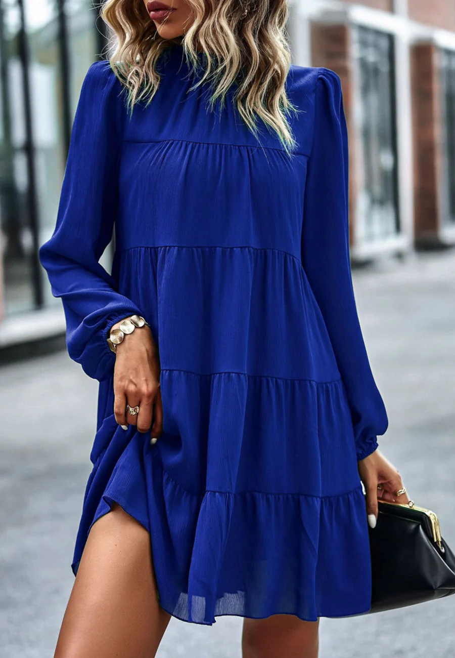 Tie Ribbon Back Shift Dress - Image 7