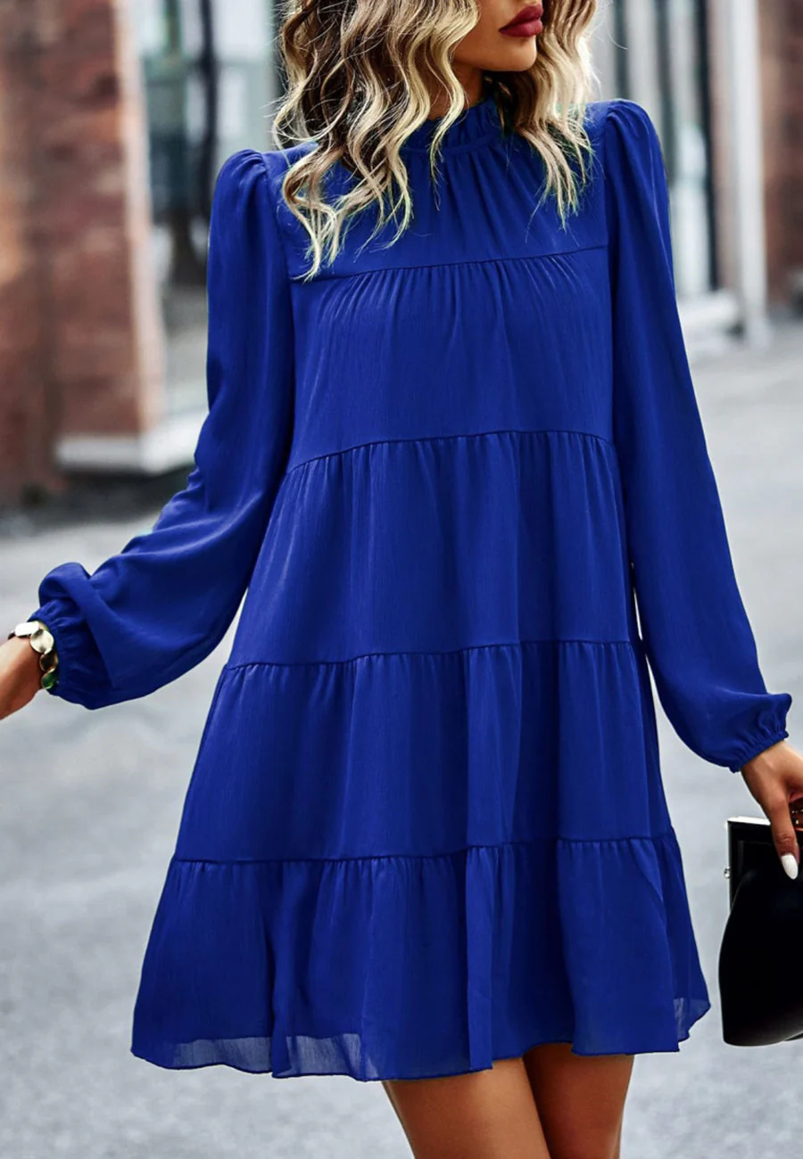 Tie Ribbon Back Shift Dress - Image 8