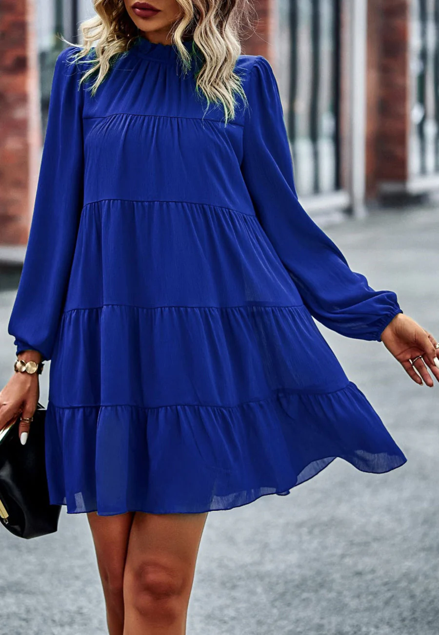 Tie Ribbon Back Shift Dress - Image 9
