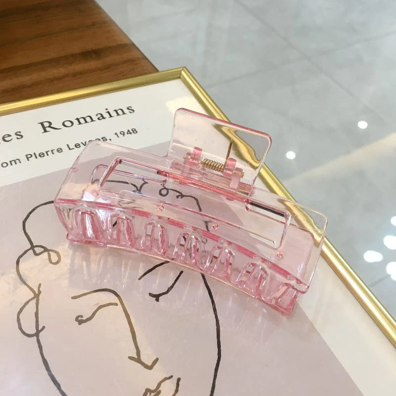 Transparent Acrylic Hair Claw - Image 3