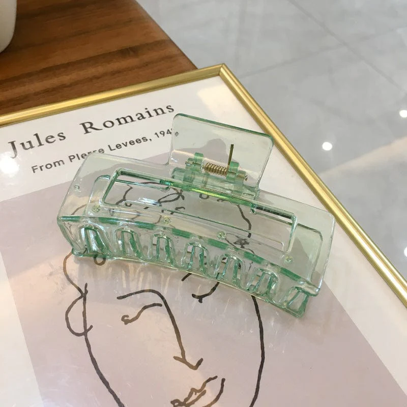 Transparent Acrylic Hair Claw - Image 4