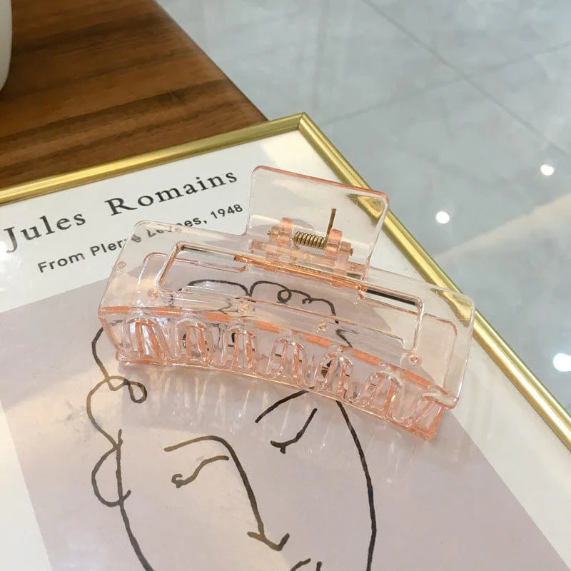 Transparent Acrylic Hair Claw - Image 5