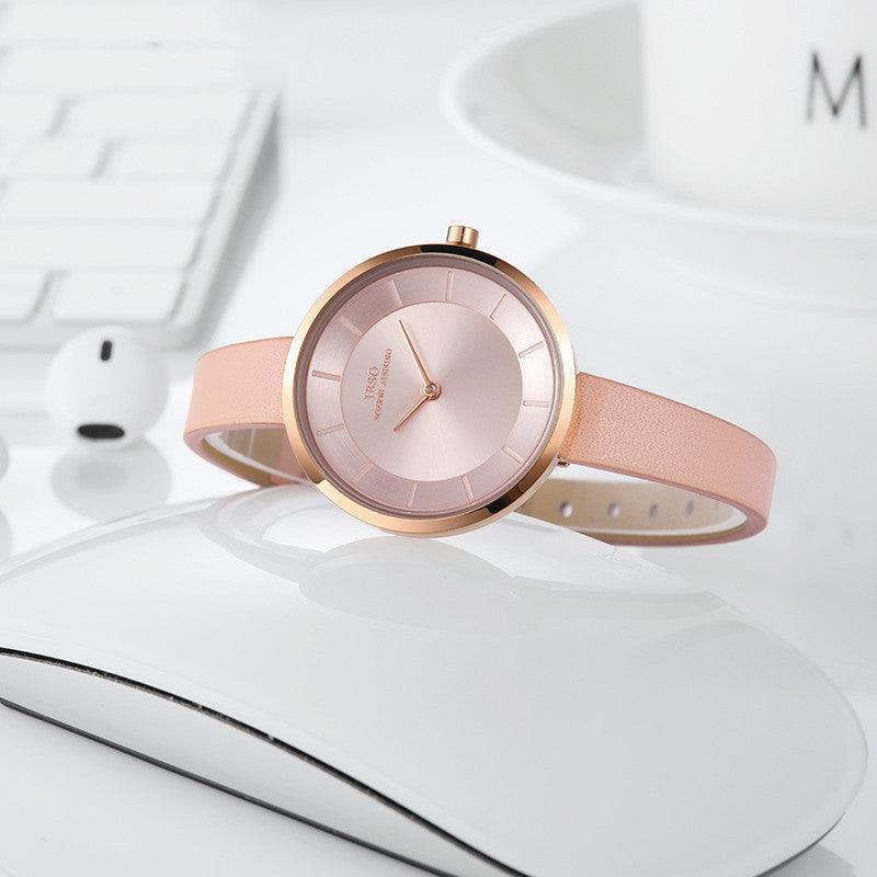 Trend  Thin Ladies Student Waterproof Watch