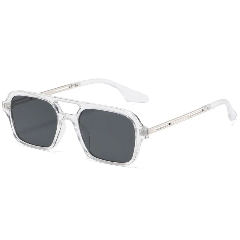 Trending Retro Double Bridge Sunglasses - Image 4