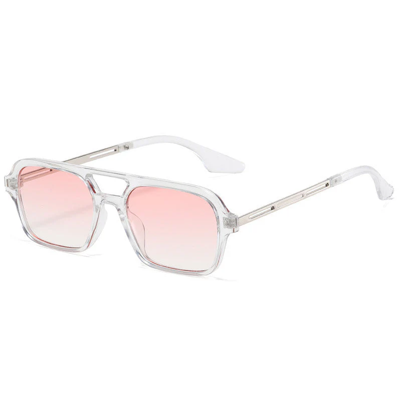 Trending Retro Double Bridge Sunglasses - Image 5
