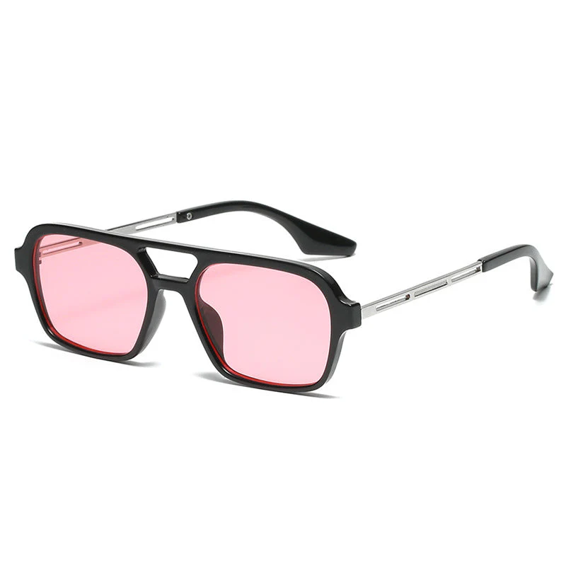 Trending Retro Double Bridge Sunglasses - Image 7