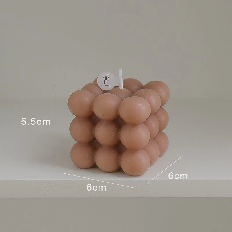 Trendy Bubble Cube Candle - Image 3