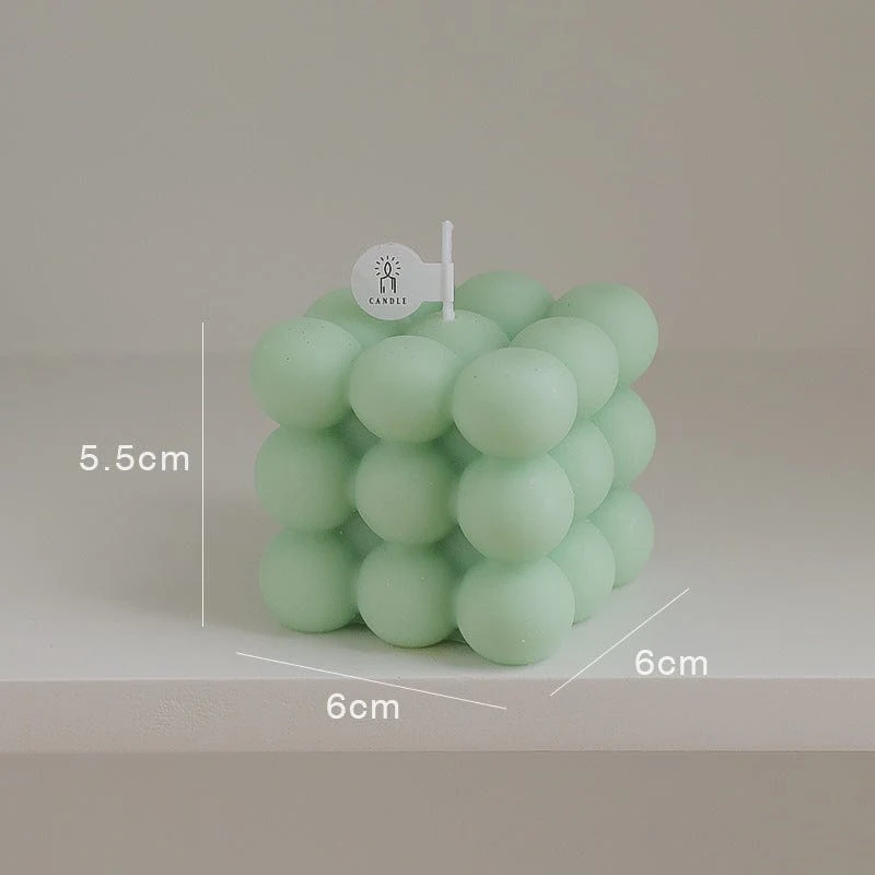 Trendy Bubble Cube Candle - Image 4