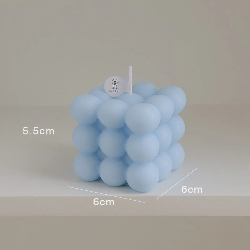 Trendy Bubble Cube Candle - Image 5