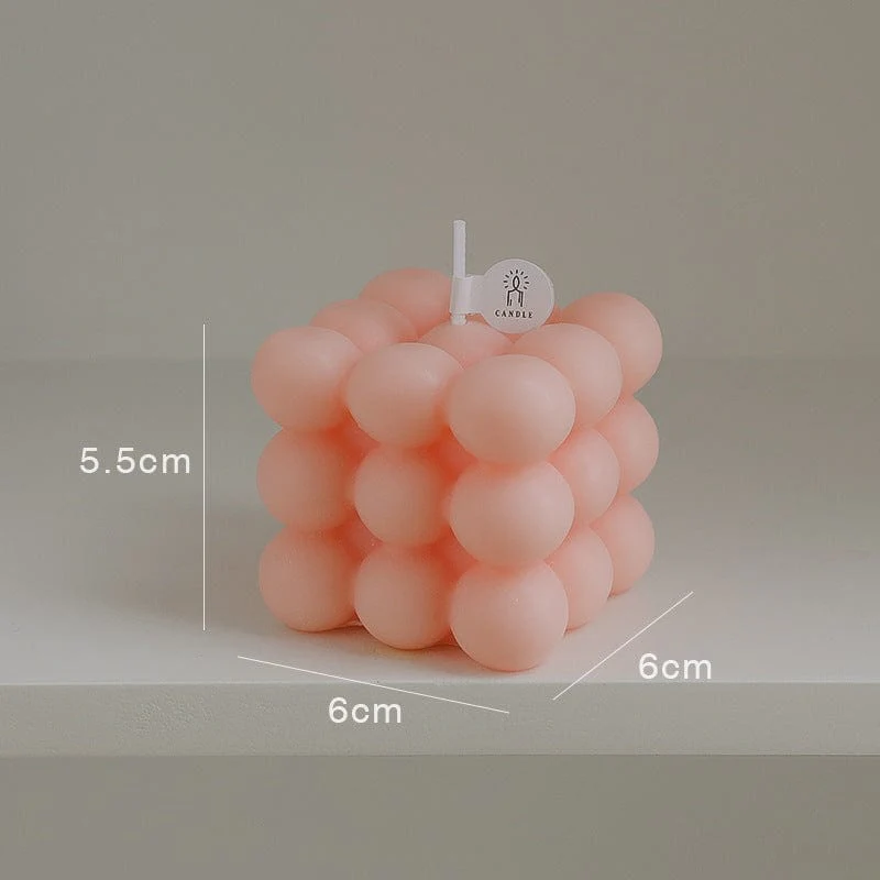 Trendy Bubble Cube Candle - Image 7
