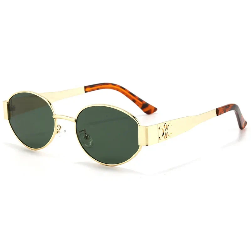 Retro Oval Sunglasses for Women - Image 5