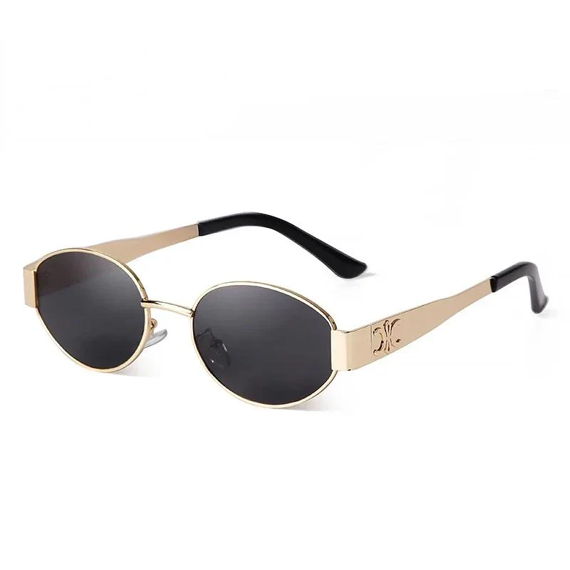 Retro Oval Sunglasses for Women - Image 9