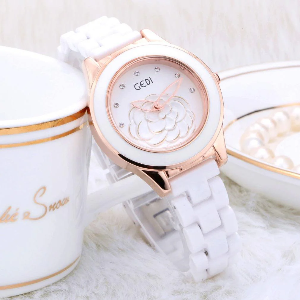 Waterproof Ladies Ceramic Watch - Image 2