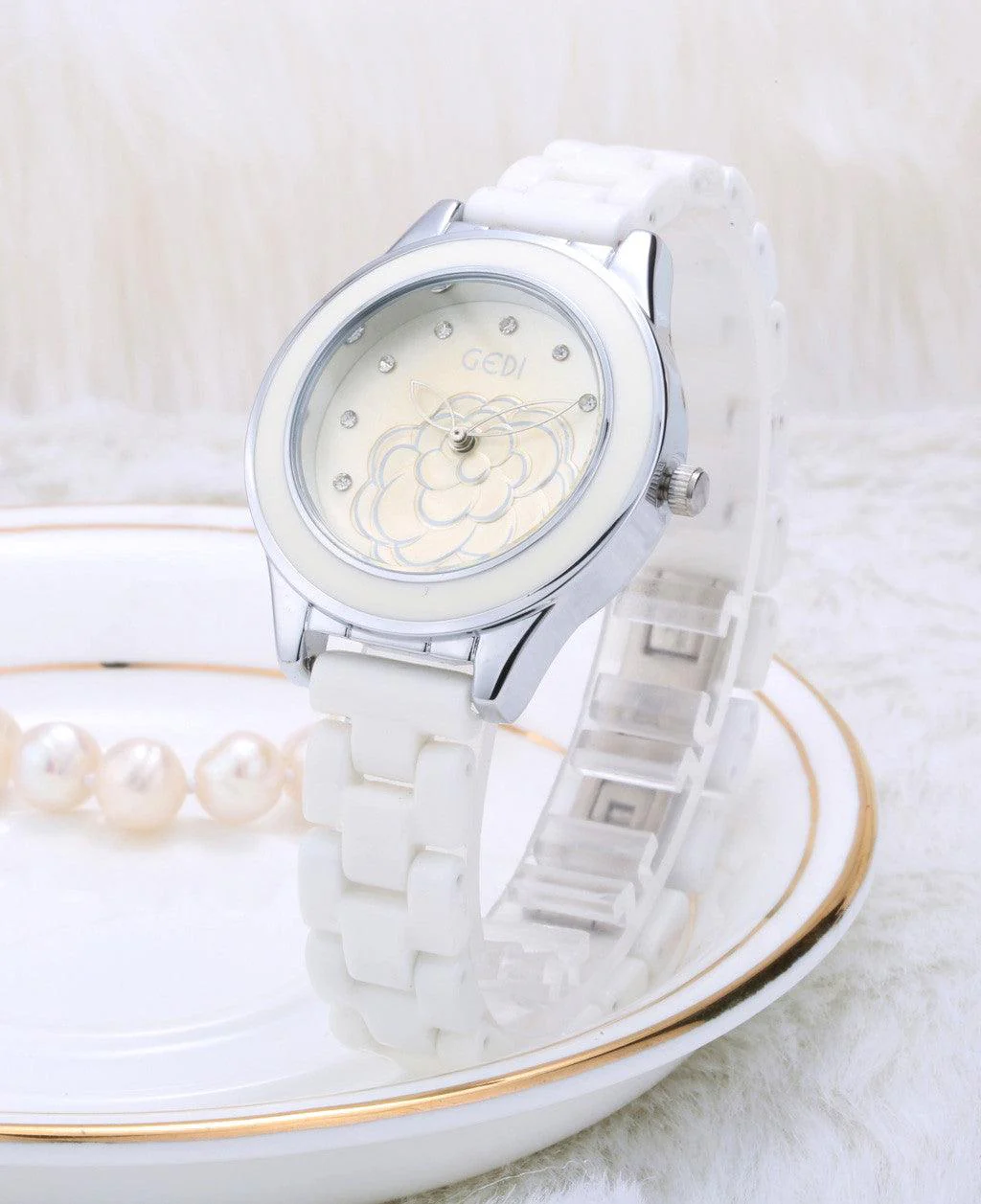 Waterproof Ladies Ceramic Watch - Image 4