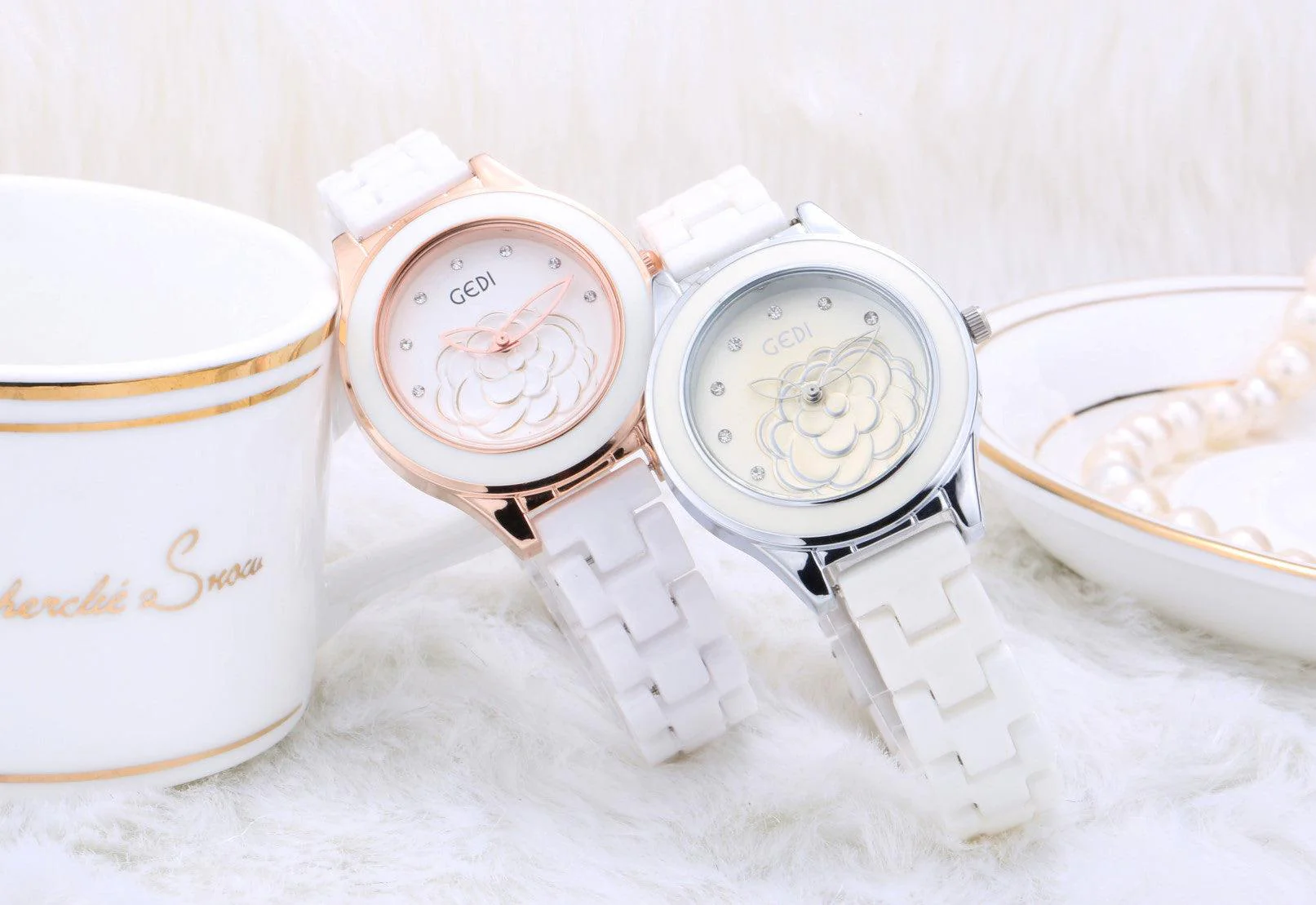 Waterproof Ladies Ceramic Watch - Image 5