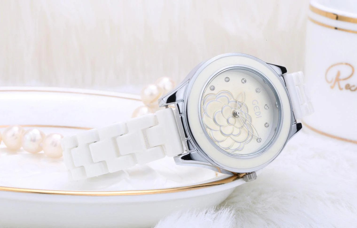 Waterproof Ladies Ceramic Watch - Image 6