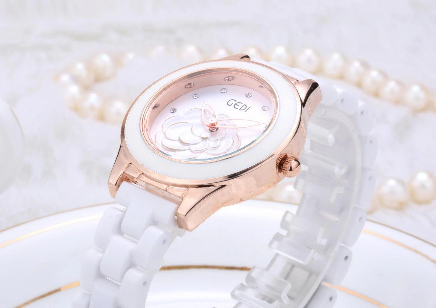 Waterproof Ladies Ceramic Watch - Image 7