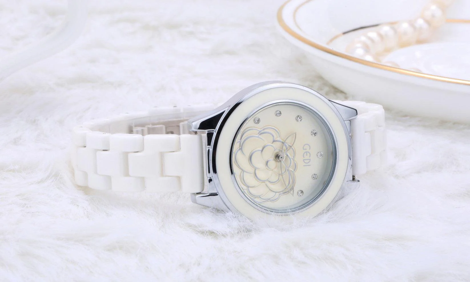 Waterproof Ladies Ceramic Watch - Image 9