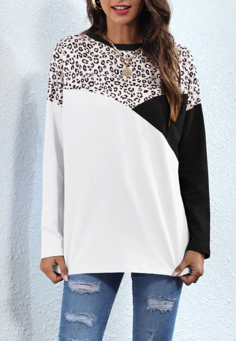 Tri-Tone Curved Detail Sweater - Image 3