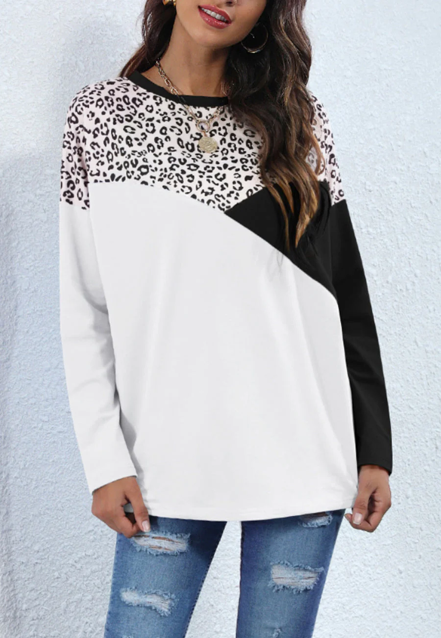 Tri-Tone Curved Detail Sweater - Image 4