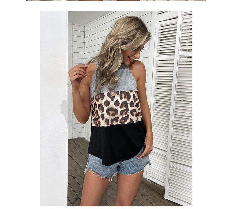 Triple Color Block Halter Top - Image 6