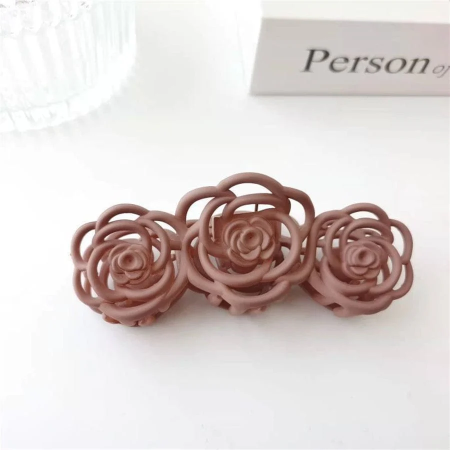 Triple Rose Hair Clip - Image 3