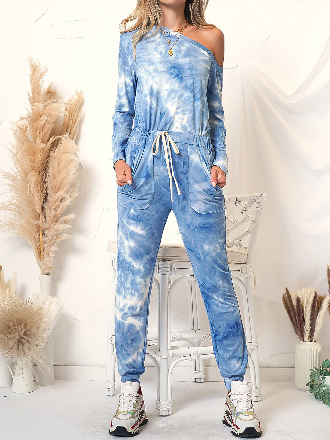 True Off Shoulder Jumpsuit - Image 6