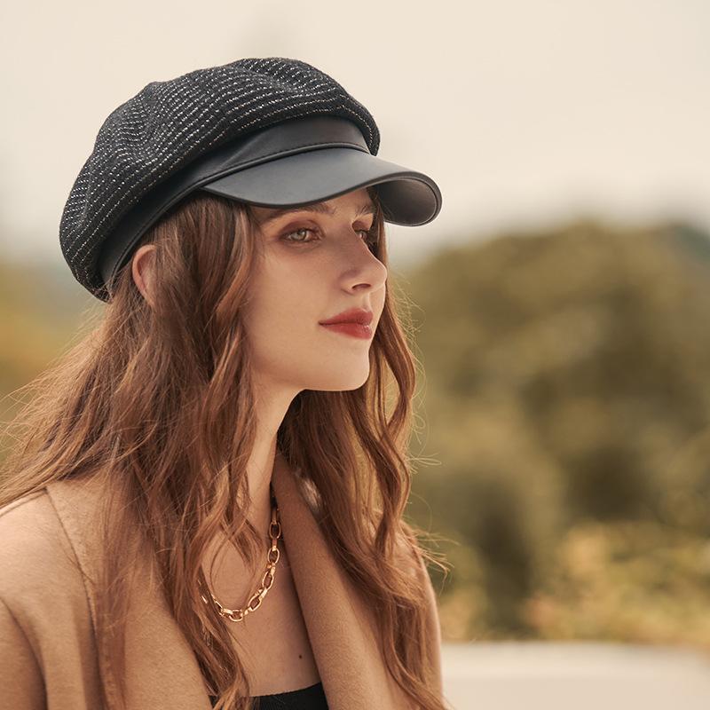 Tweed Top Baker Boy Cap - Image 2