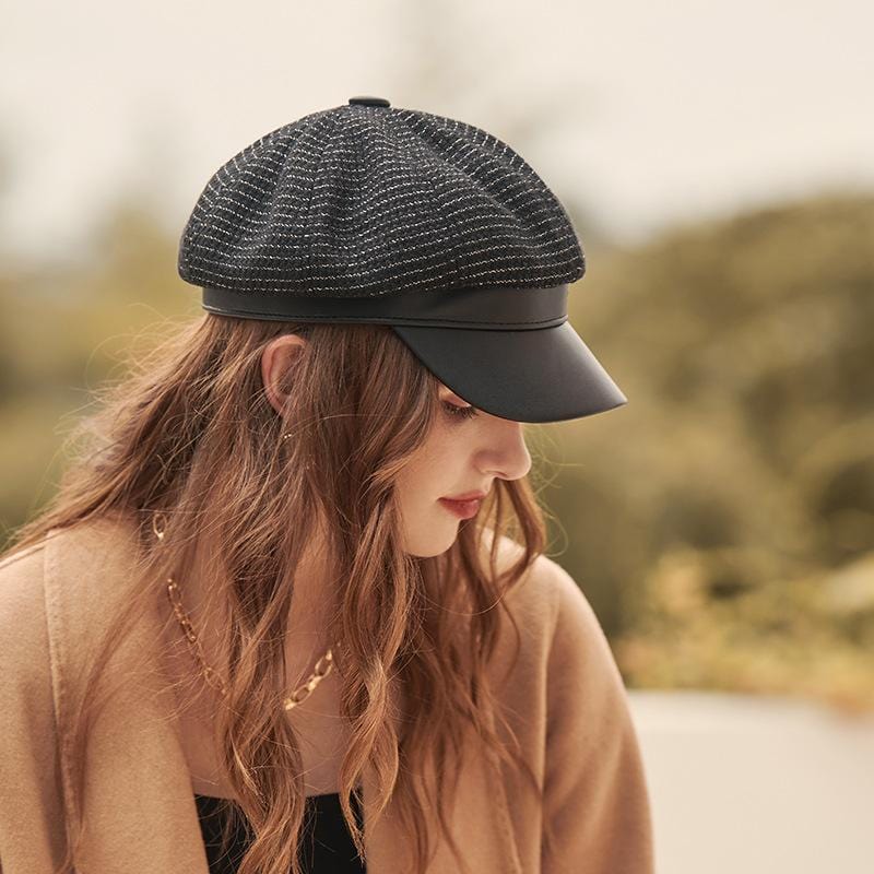 Tweed Top Baker Boy Cap - Image 3