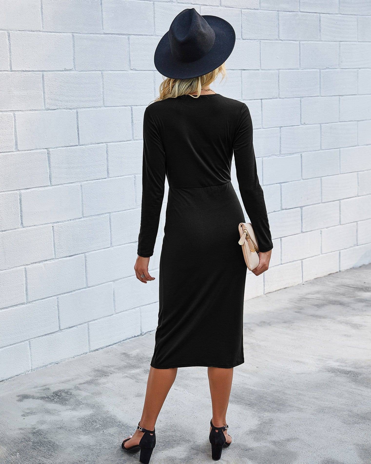 Twist Front Bodycon Dress - Image 9