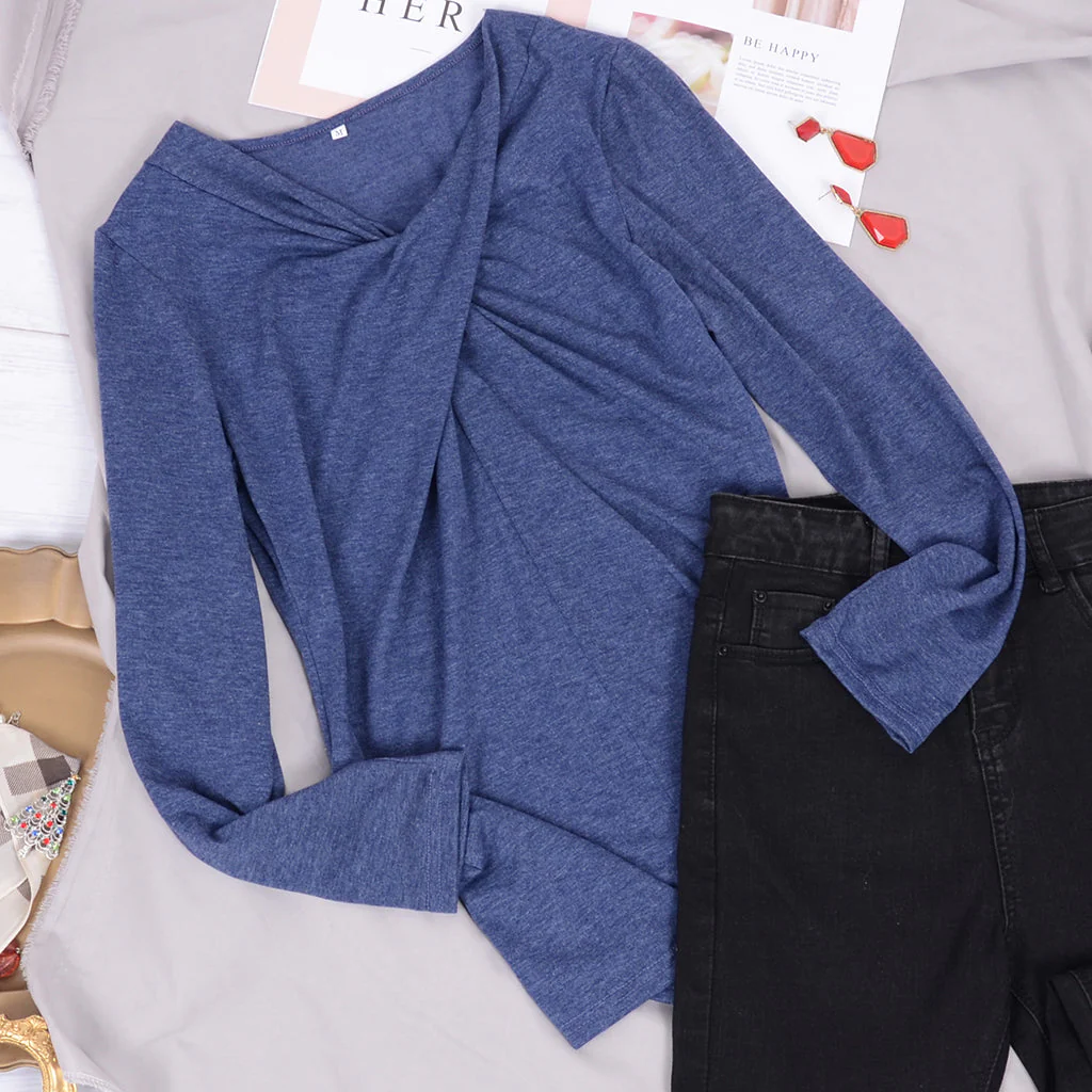 Twist Front One Shoulder Shirt - Image 8