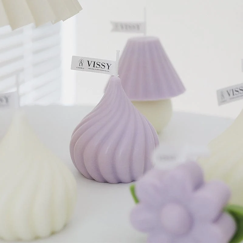 Twisting Drop Pastel Candle - Image 11