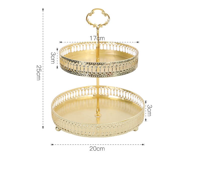 Two Tiered Tray Decor - Image 3