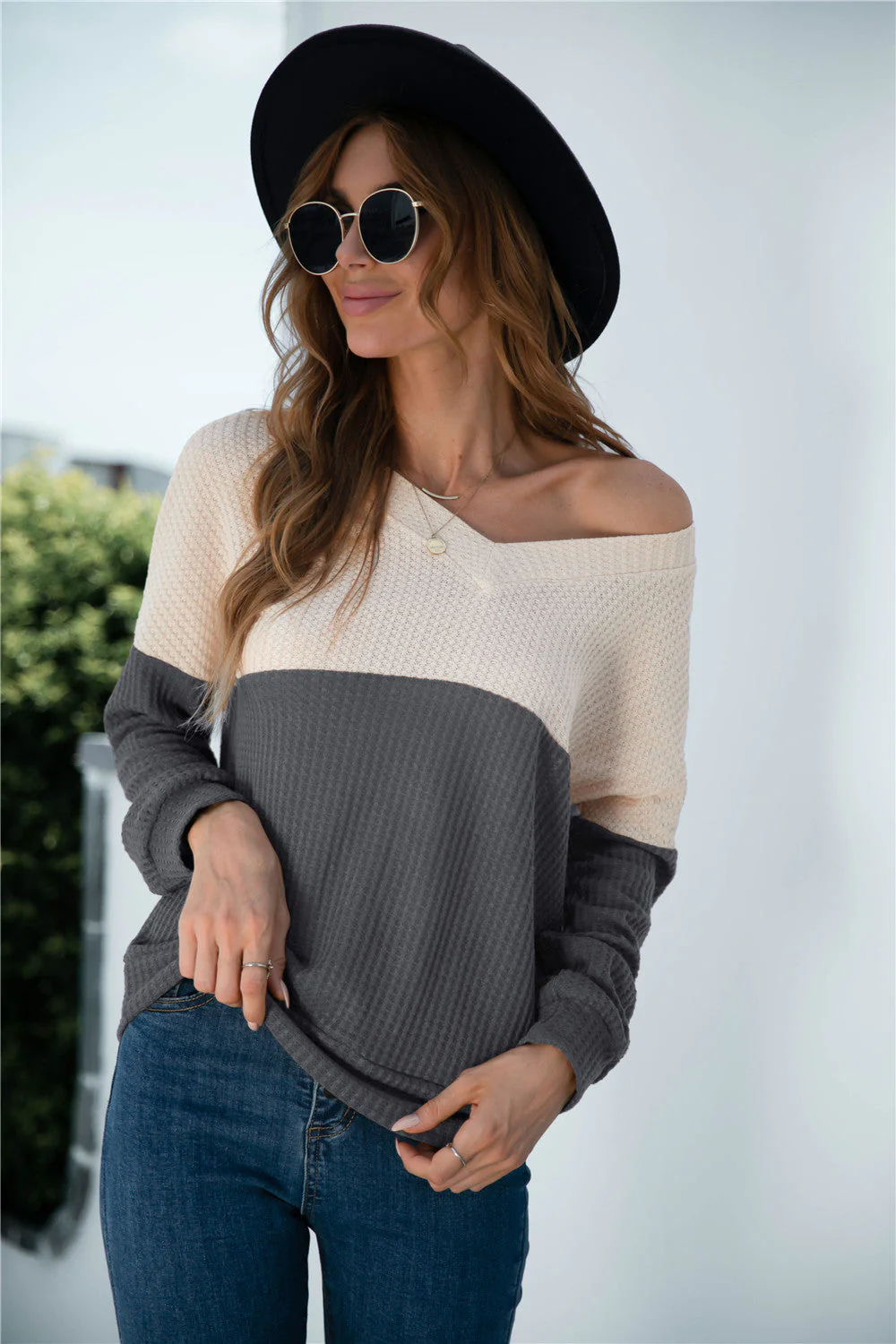 Two Tone Lux Sweater - Image 11