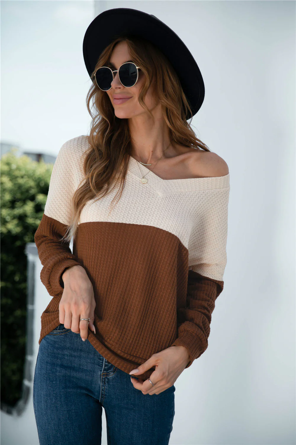 Two Tone Lux Sweater - Image 5