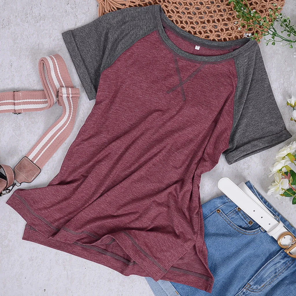 Two Tone Raglan Tee - Image 3