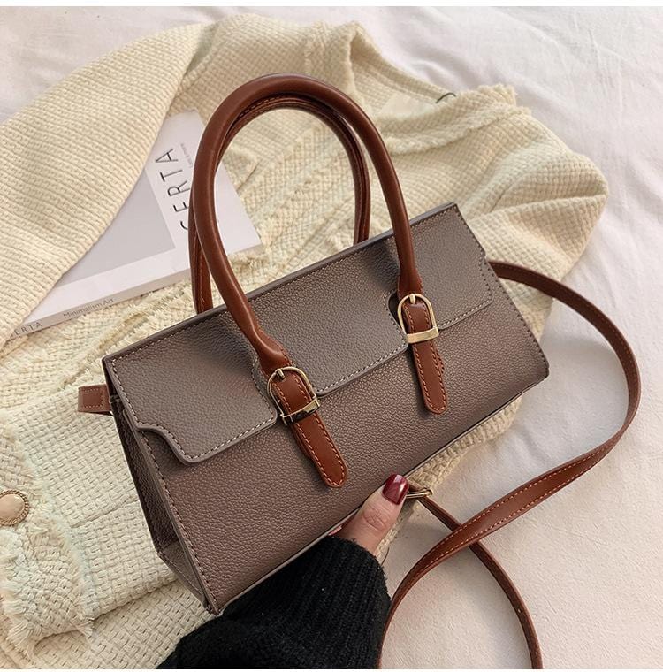 Two Tone Rectangle Bag - Image 12