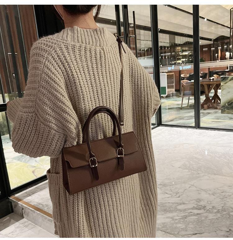 Two Tone Rectangle Bag - Image 4