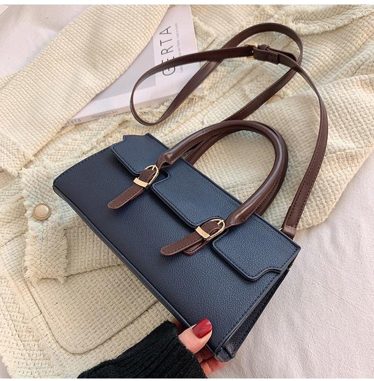 Two Tone Rectangle Bag - Image 5