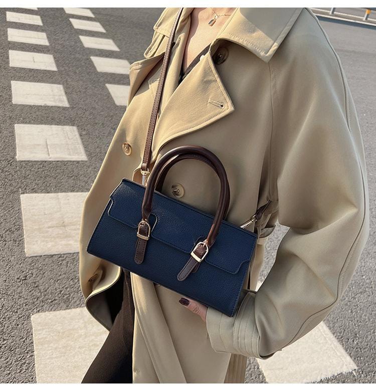 Two Tone Rectangle Bag - Image 7