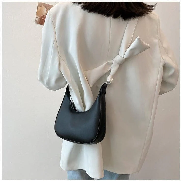 Two Tone Ribbon Strap Bag - Image 2