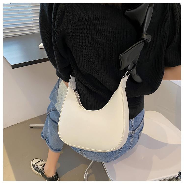 Two Tone Ribbon Strap Bag - Image 4