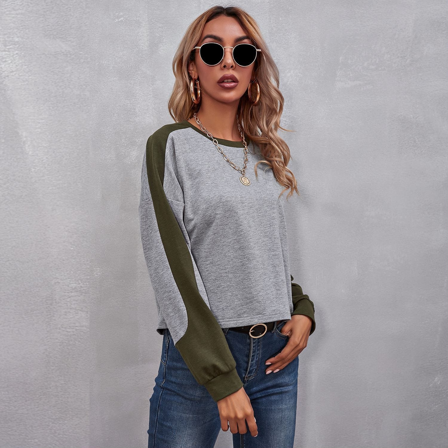 Two Tone Side Sweater - Image 3