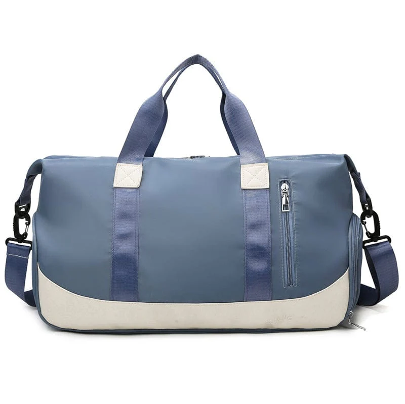 Two Toned Duffle Gym Bag - Image 2
