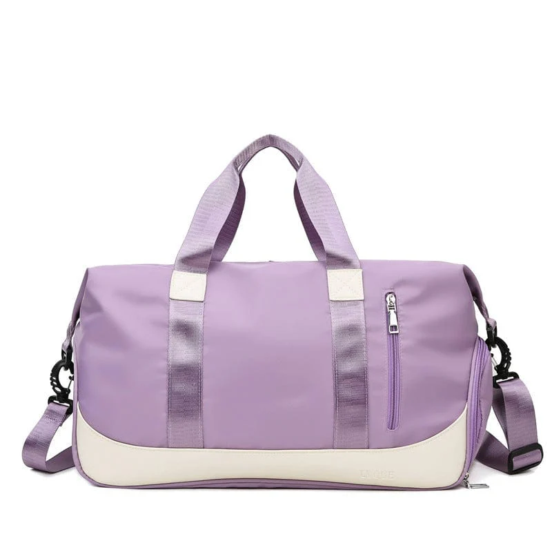 Two Toned Duffle Gym Bag - Image 4