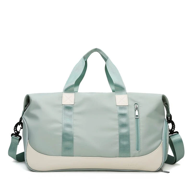 Two Toned Duffle Gym Bag - Image 5