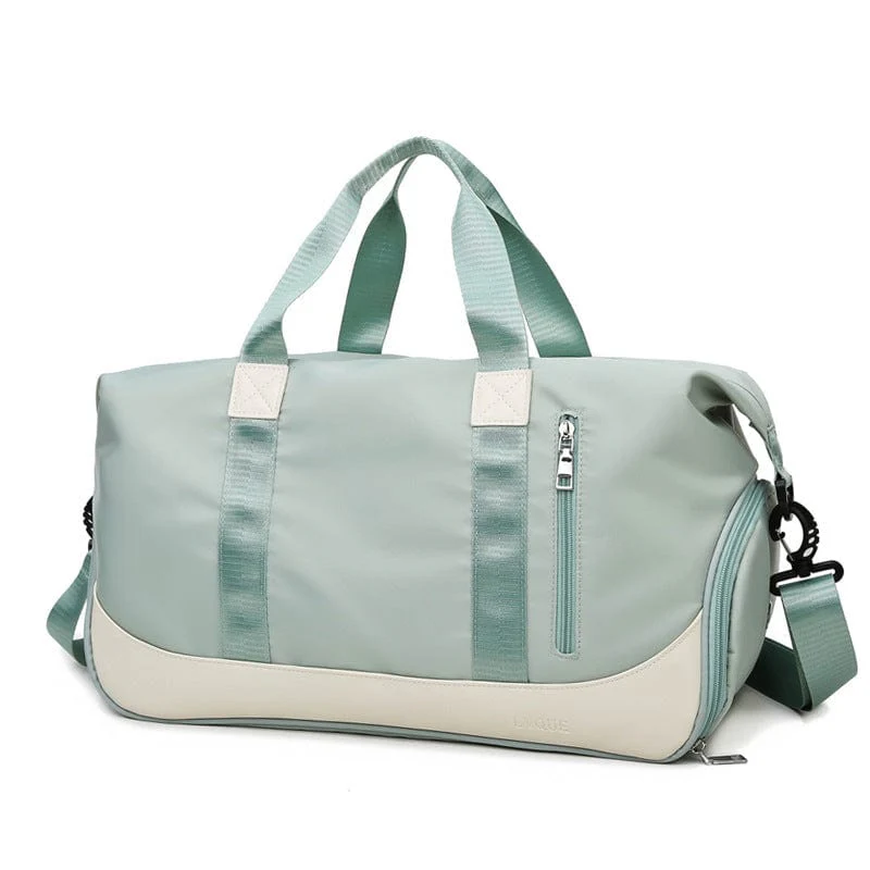 Two Toned Duffle Gym Bag - Image 6